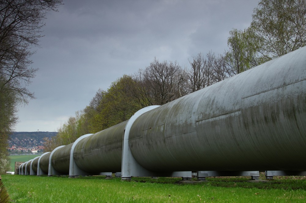 Rohre des Pumpspeicherwerk Niederwartha