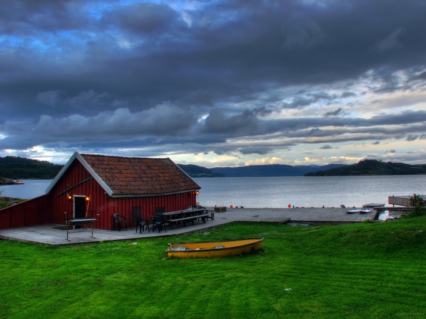 Bootshaus in Norwegen