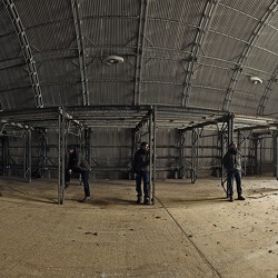 Gebäude einer Baufirma