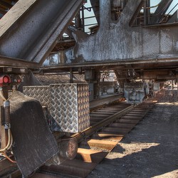 Tagebau Nochten - Absetzer 2001